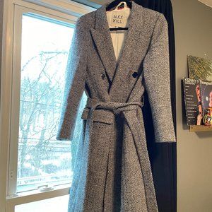 Wool Herringbone Coat